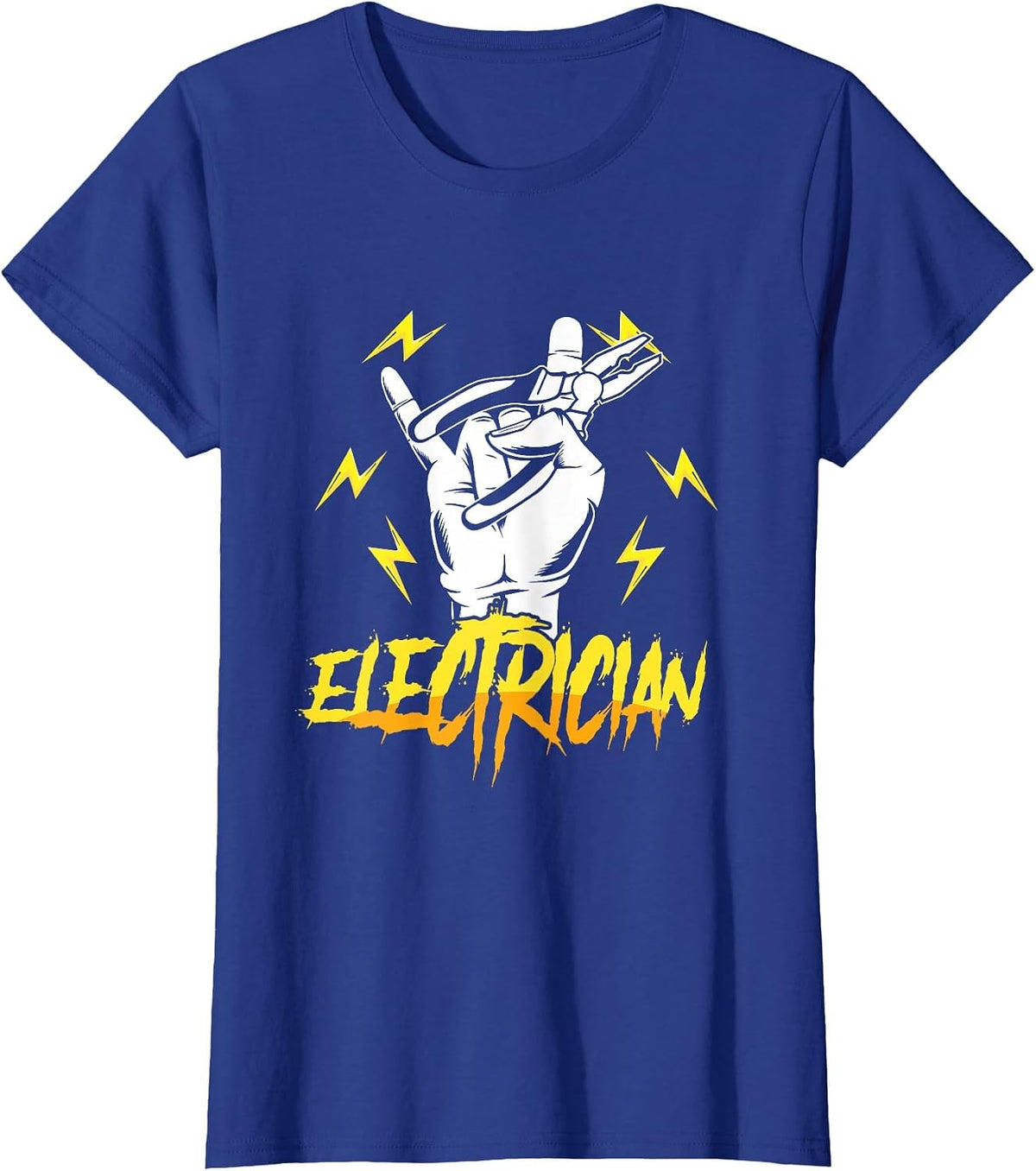 Electrician Electricity Voltage Lineman Craftsman Lineworker T-Shirt - Royal Blue