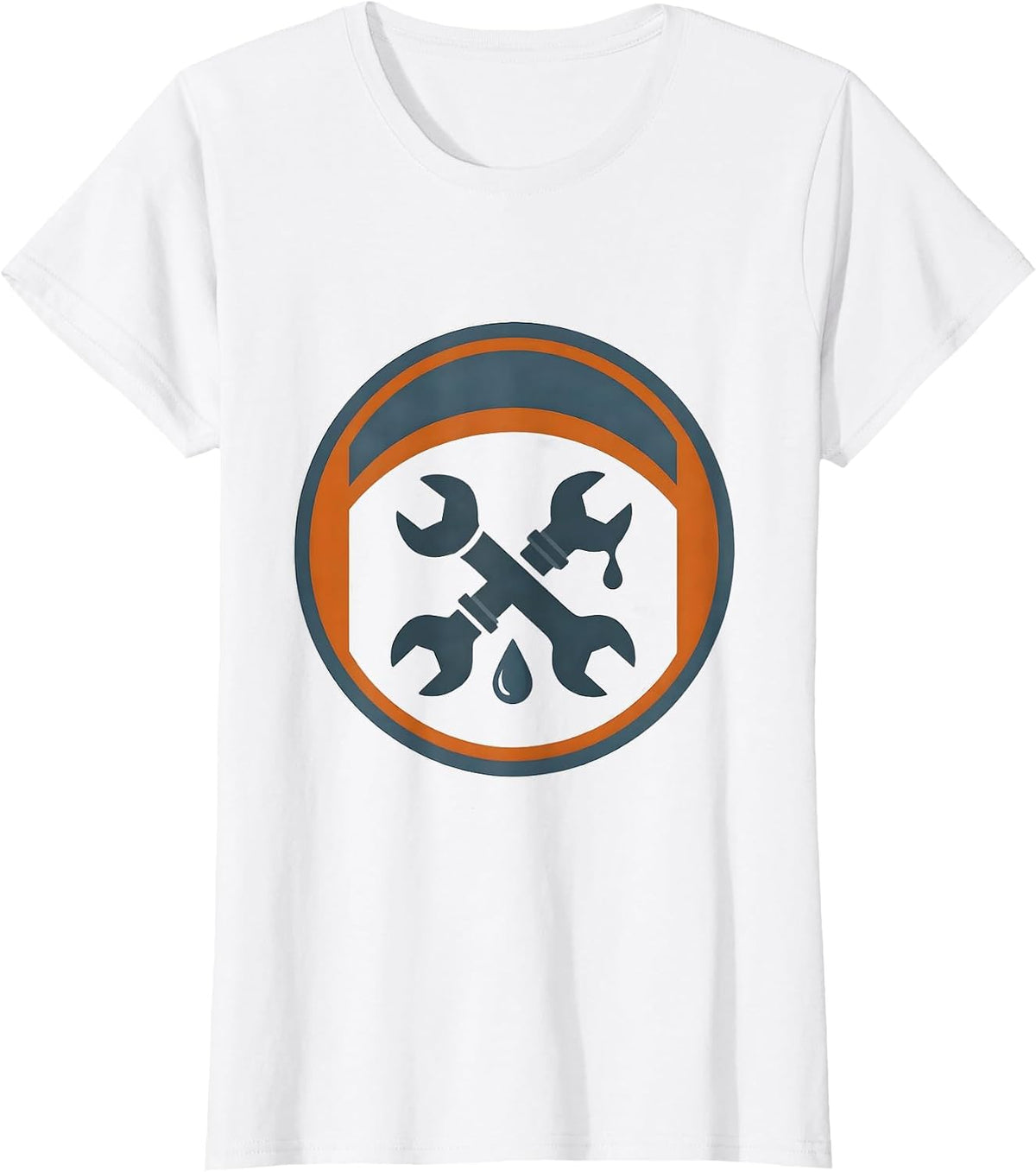 Women's Dad Fixing Leaky Pipe Under Kitchen Sink T-Shirt - White