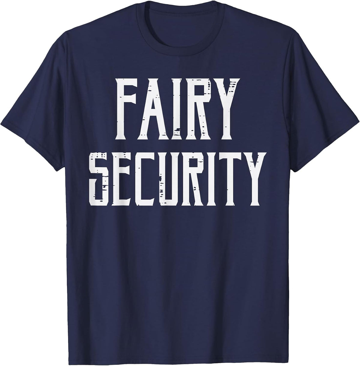 Halloween Fairy Security Funny Costume Dad Men Boys Kids T-Shirt - Navy Blue