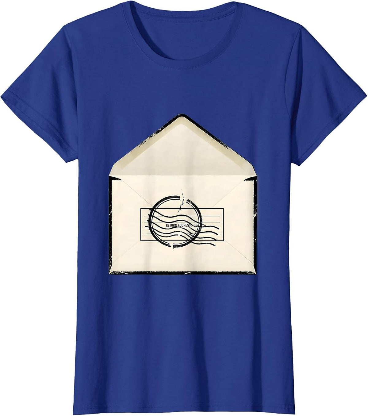 Women's Return Address Us Funny Christian Humor Apostle Paul Letter T-Shirt - Royal Blue