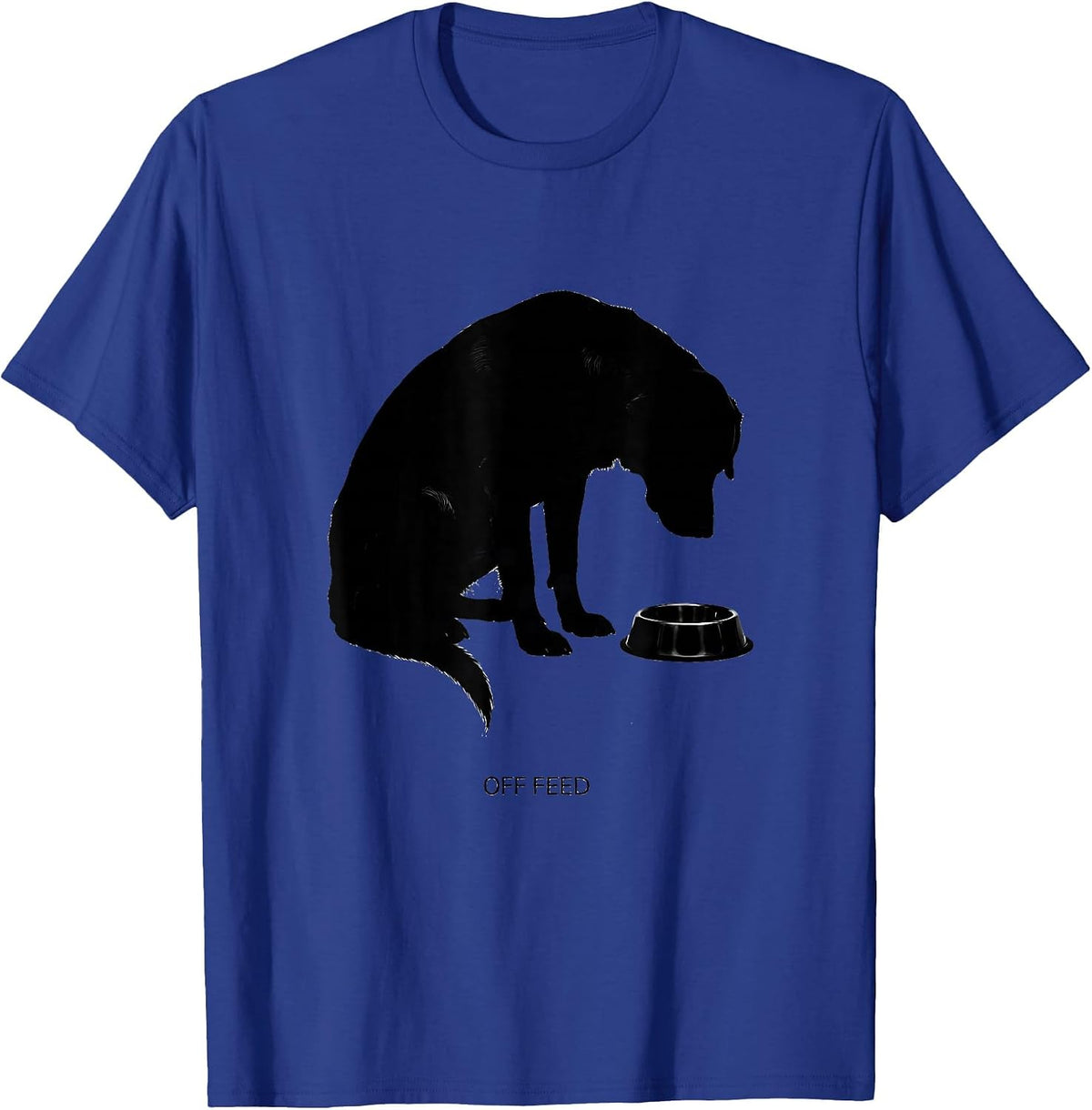 Men's Off Feed Funny Veterinarian Vet Tech Gift Workplace Humor T-Shirt - Royal Blue