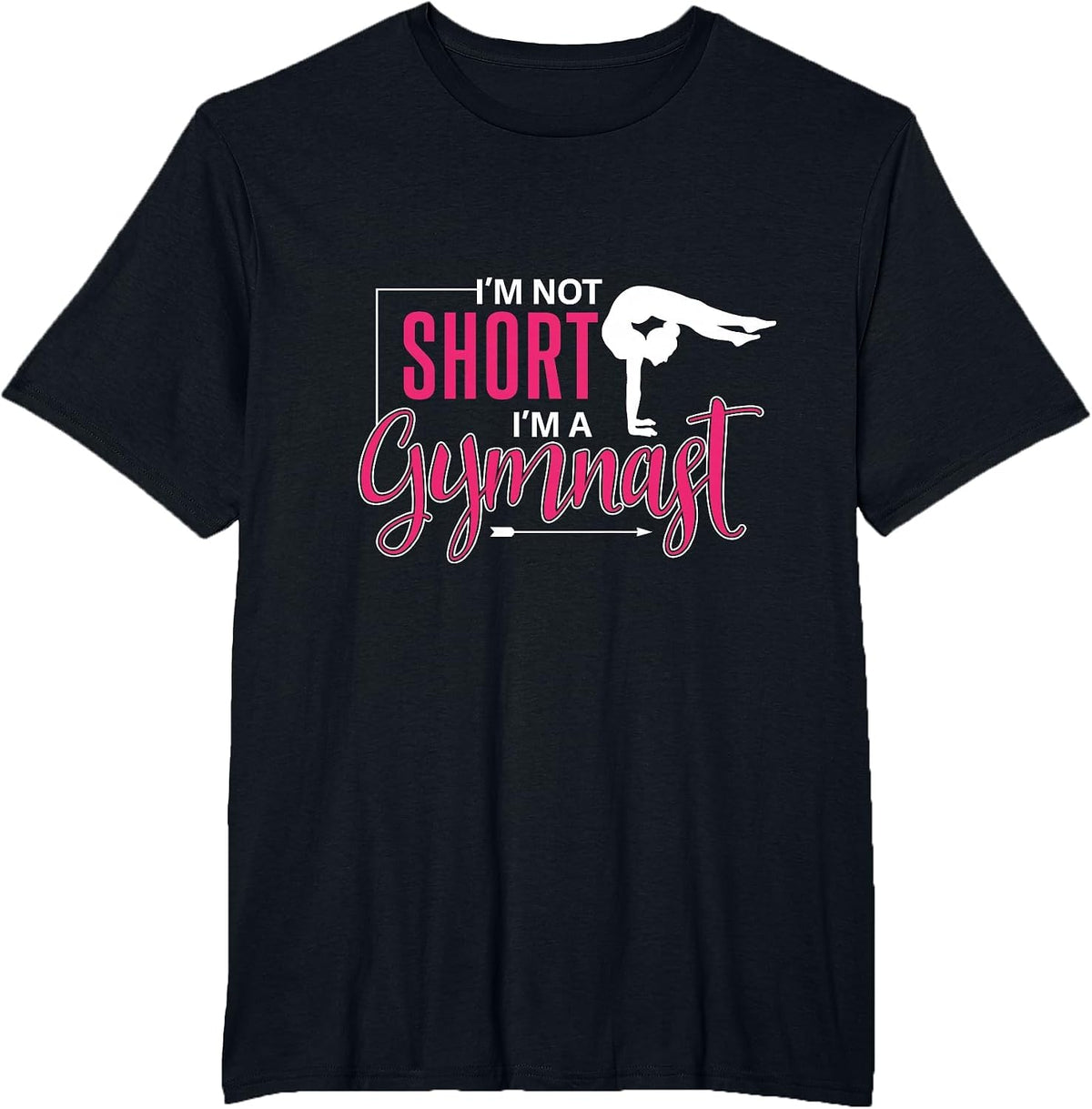 I'm A Gymnast Gymnastics Expert Gymnastic Lover T-Shirt - Black