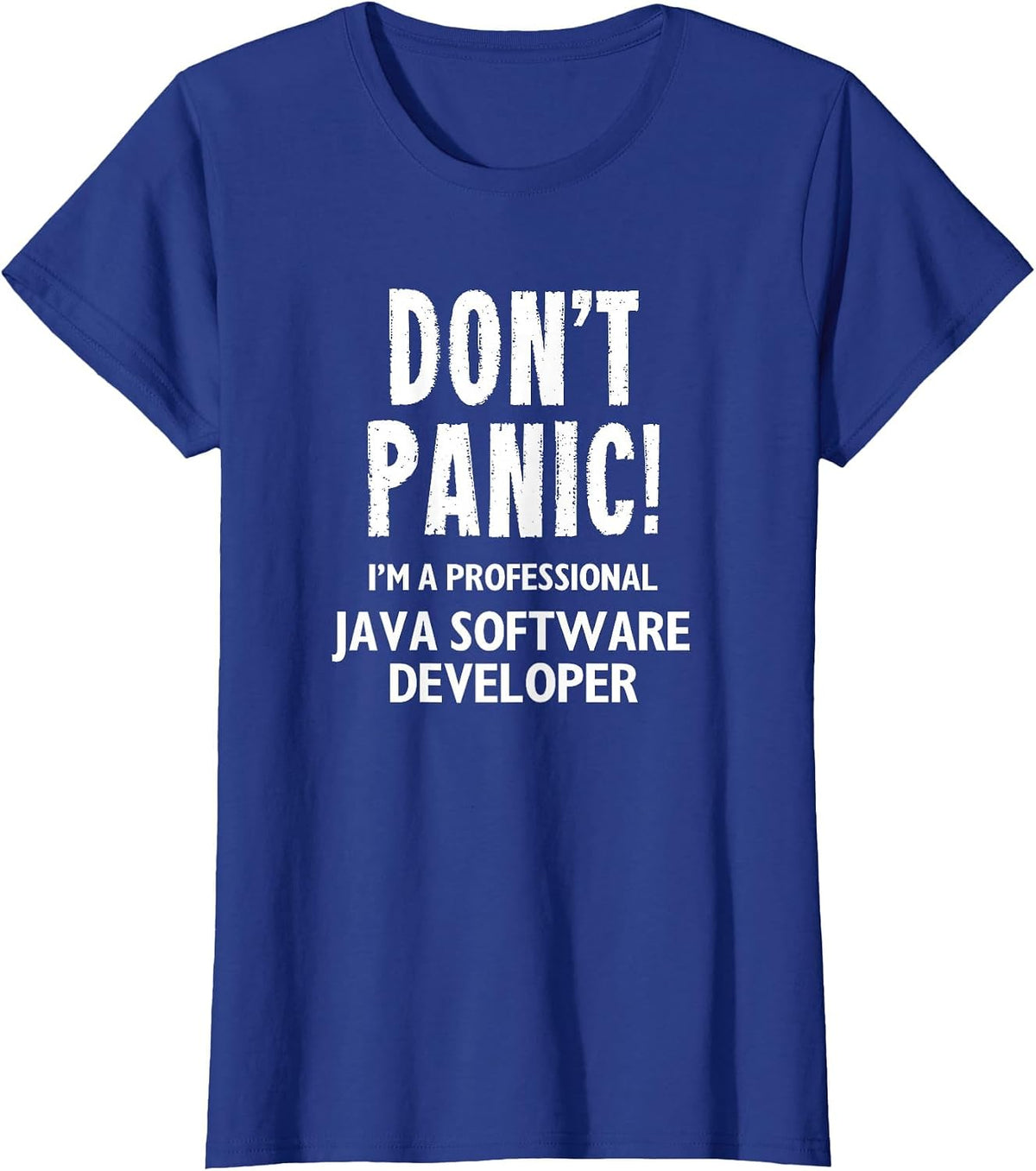 Java Software Developer T-Shirt - Royal Blue