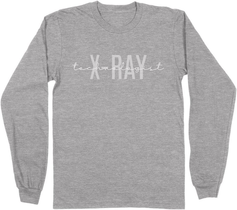 X-Ray Technologist Long Sleeve Shirt Unisex - Grey