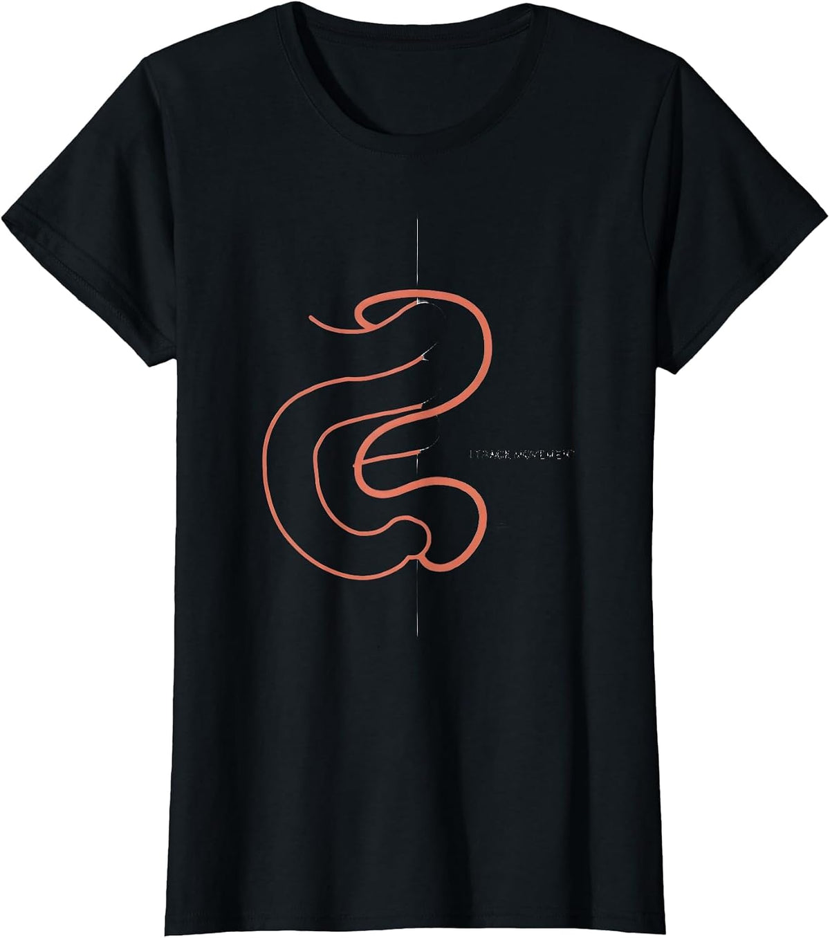 I Track Movement Irreverent GI Nurse Endoscopy Tech T-Shirt - Black