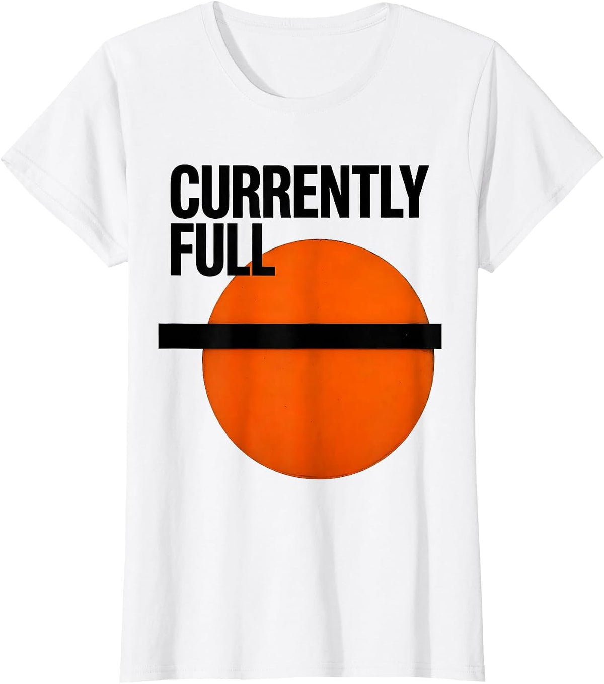 Currently Full Brutalist Lunar Cycle Astronomy Astrology T-Shirt - White