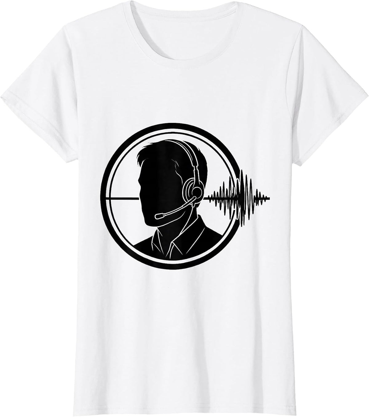 Dispatcher Badge EMS Paramedic EMT Crew T-Shirt - White