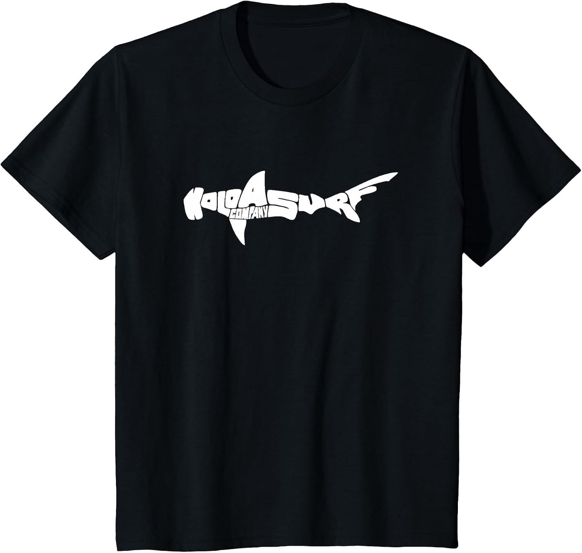 Koloa Surf Hammerhead Shark Logo Lightweight, Graphic T-Shirt - Black