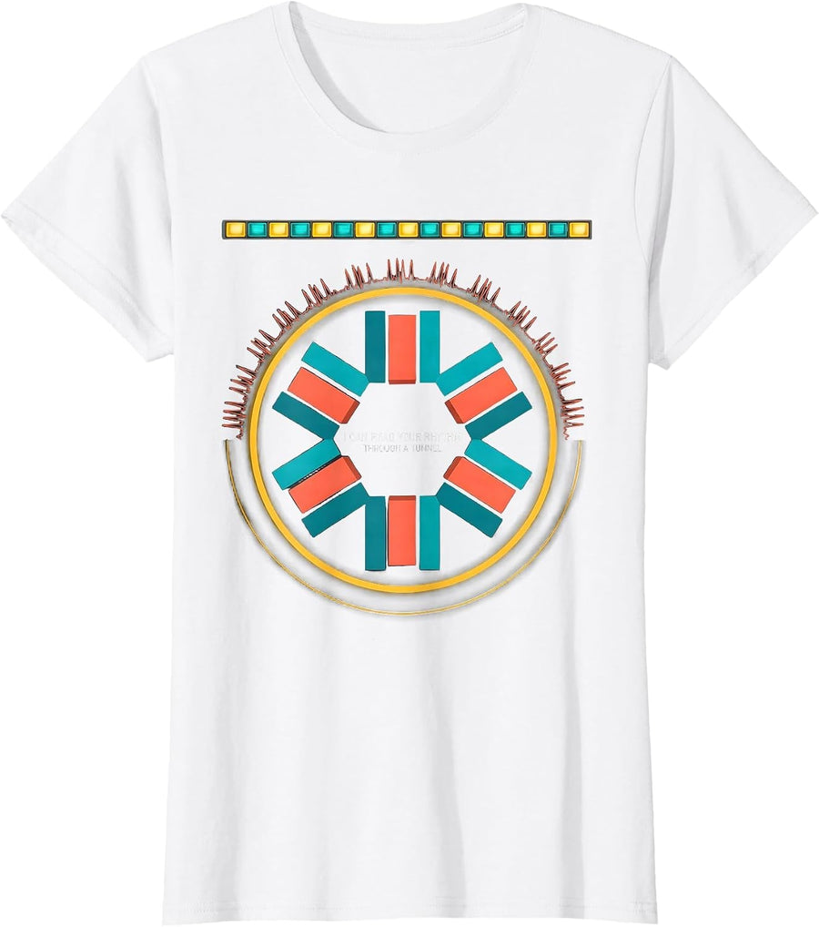 Women's I Can Read Your Rhythm Through A Tunnel Funny EMT Paramedic T-Shirt - White