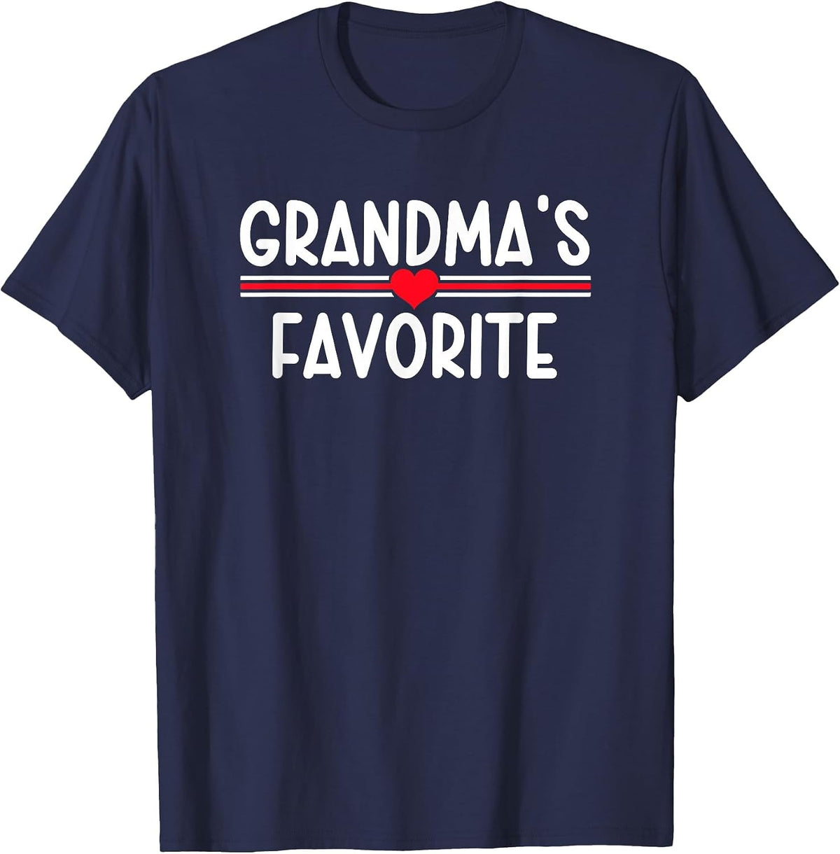 Grandmas Favorite T-Shirt - Navy Blue