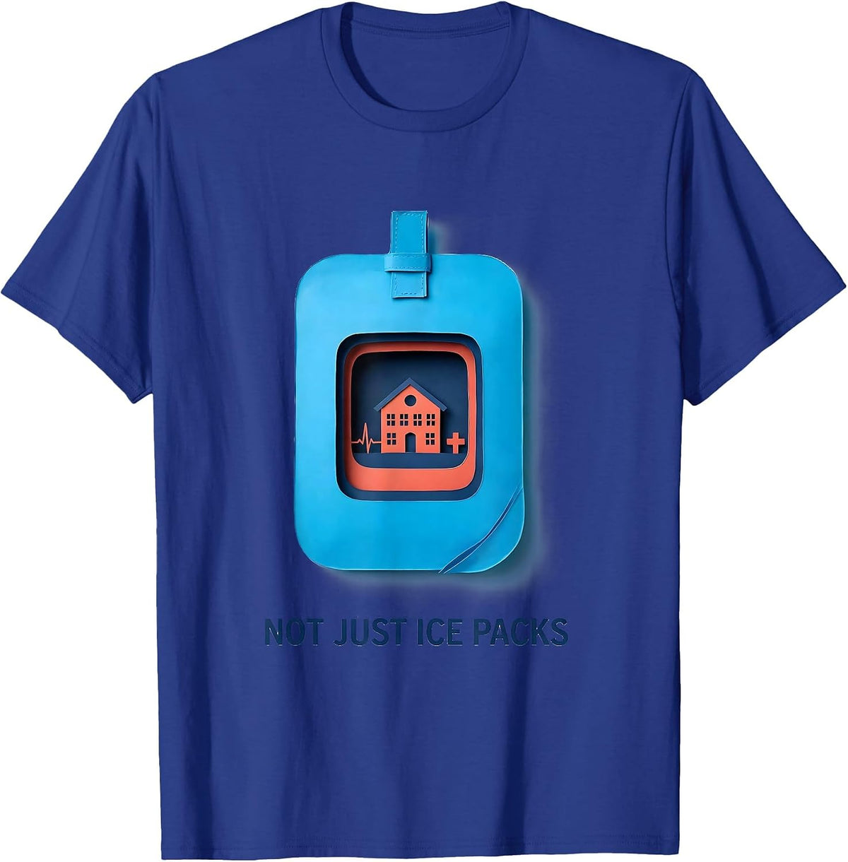 Men's Not Just Ice Packs Funny School Nurse Gift Back To School T-Shirt - Royal Blue