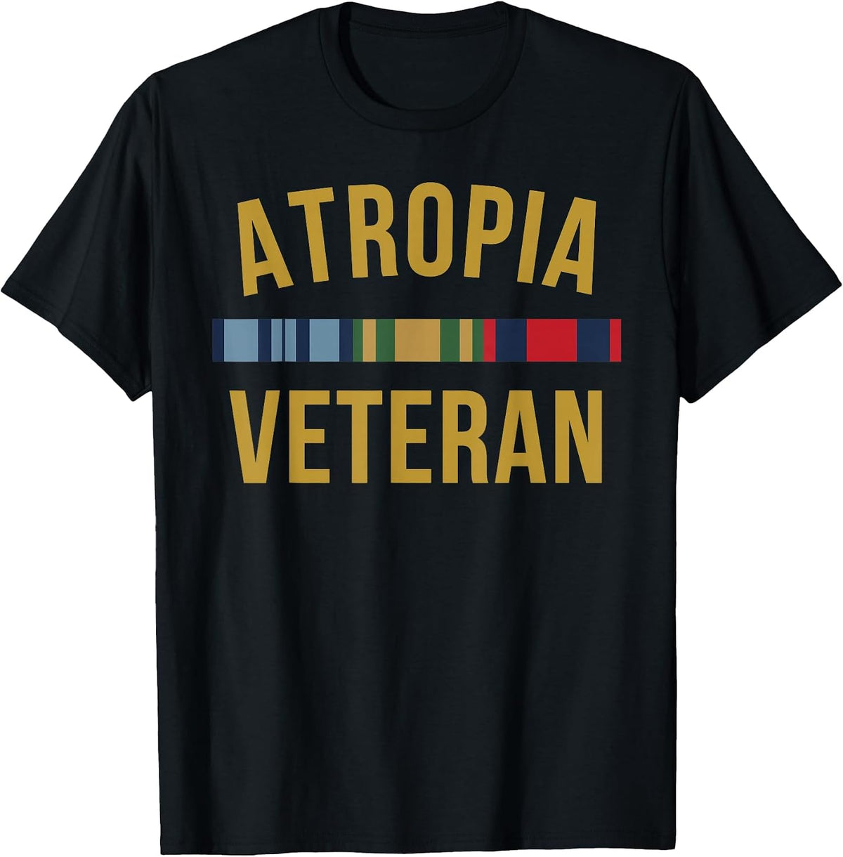 Atropia Veteran Flag T-Shirt - Black