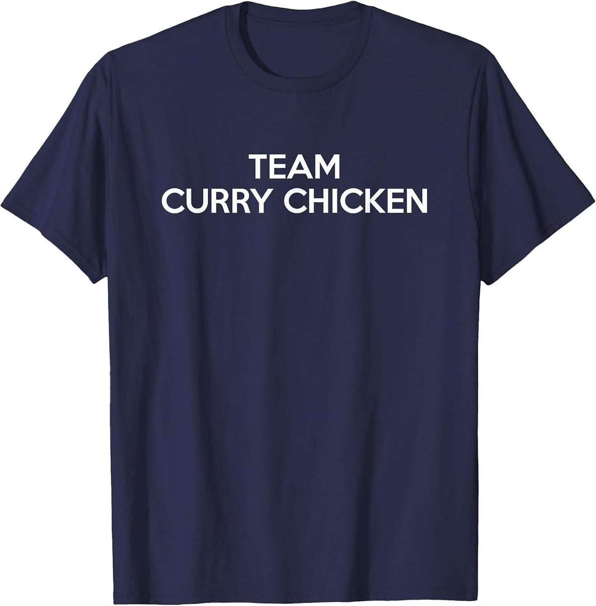 Team Curry Chicken Trinidad Soca T-Shirt T-Shirt - Navy Blue