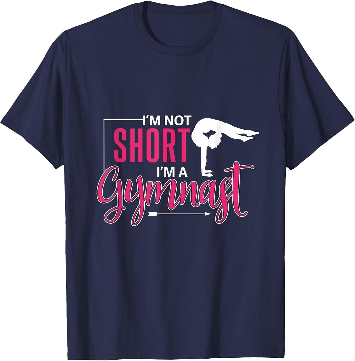 I'm A Gymnast Gymnastics Expert Gymnastic Lover T-Shirt - Navy Blue