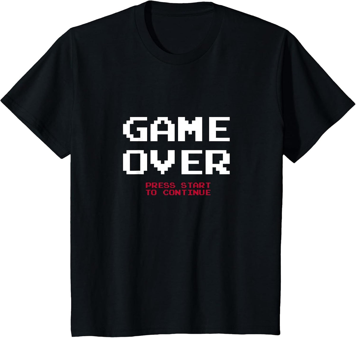 Gamer Game Over T-Shirt T-Shirt - Black