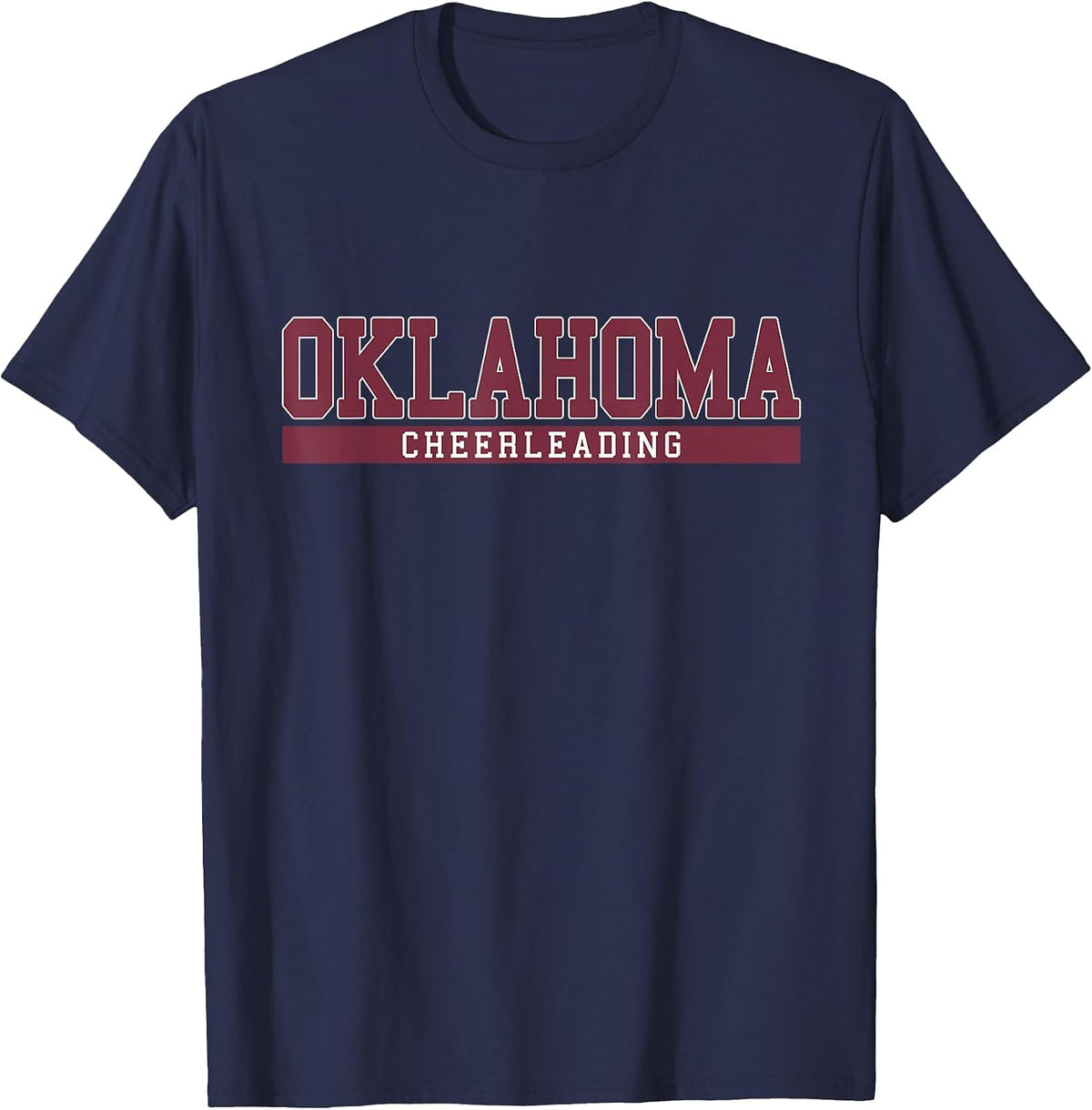 Oklahoma Cheerleading T-Shirt - Navy Blue