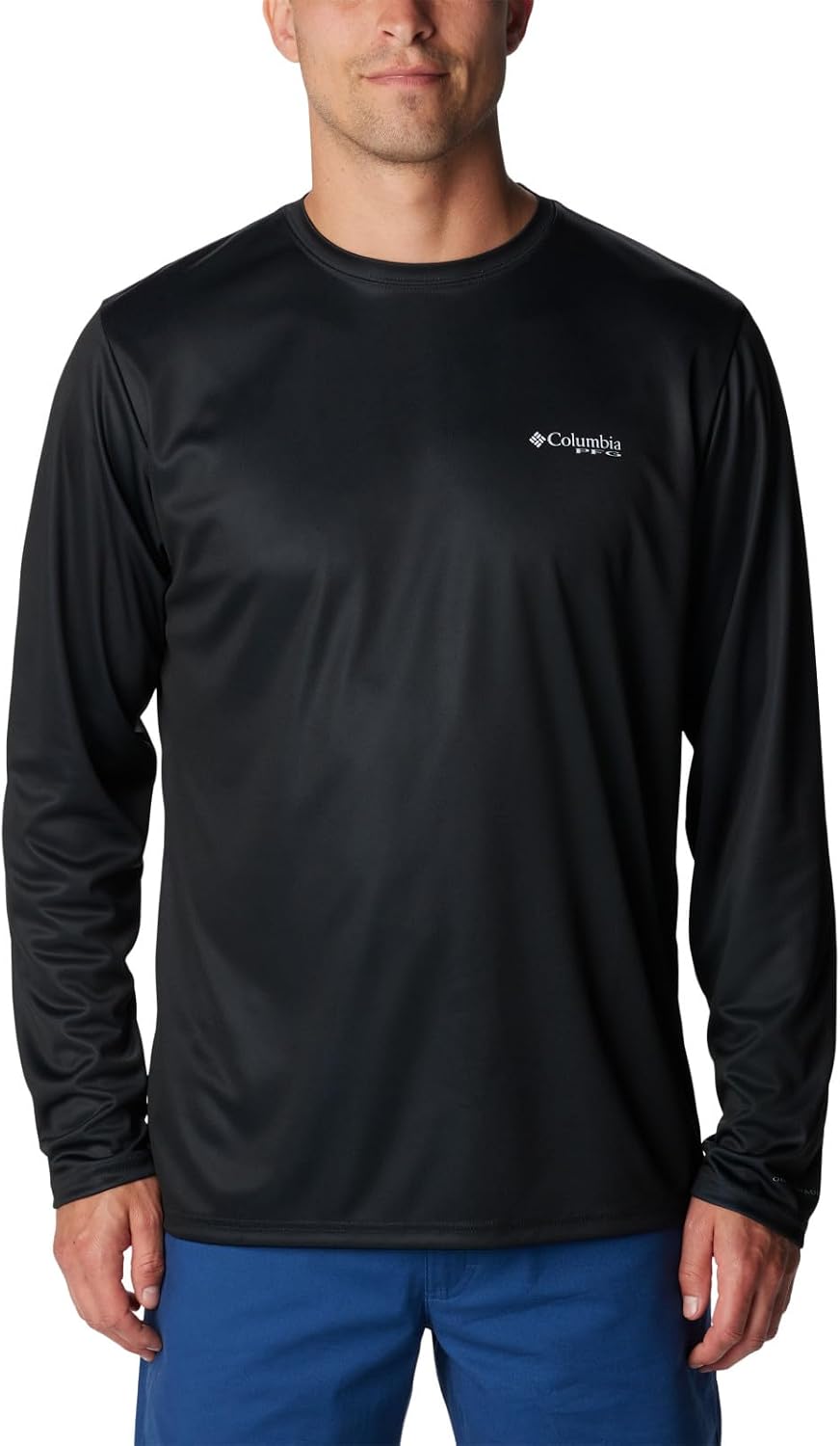 Columbia Men's Terminal Tackle PFG Tarpon Rise Long Sleeve - Black\/Tarpon Rise