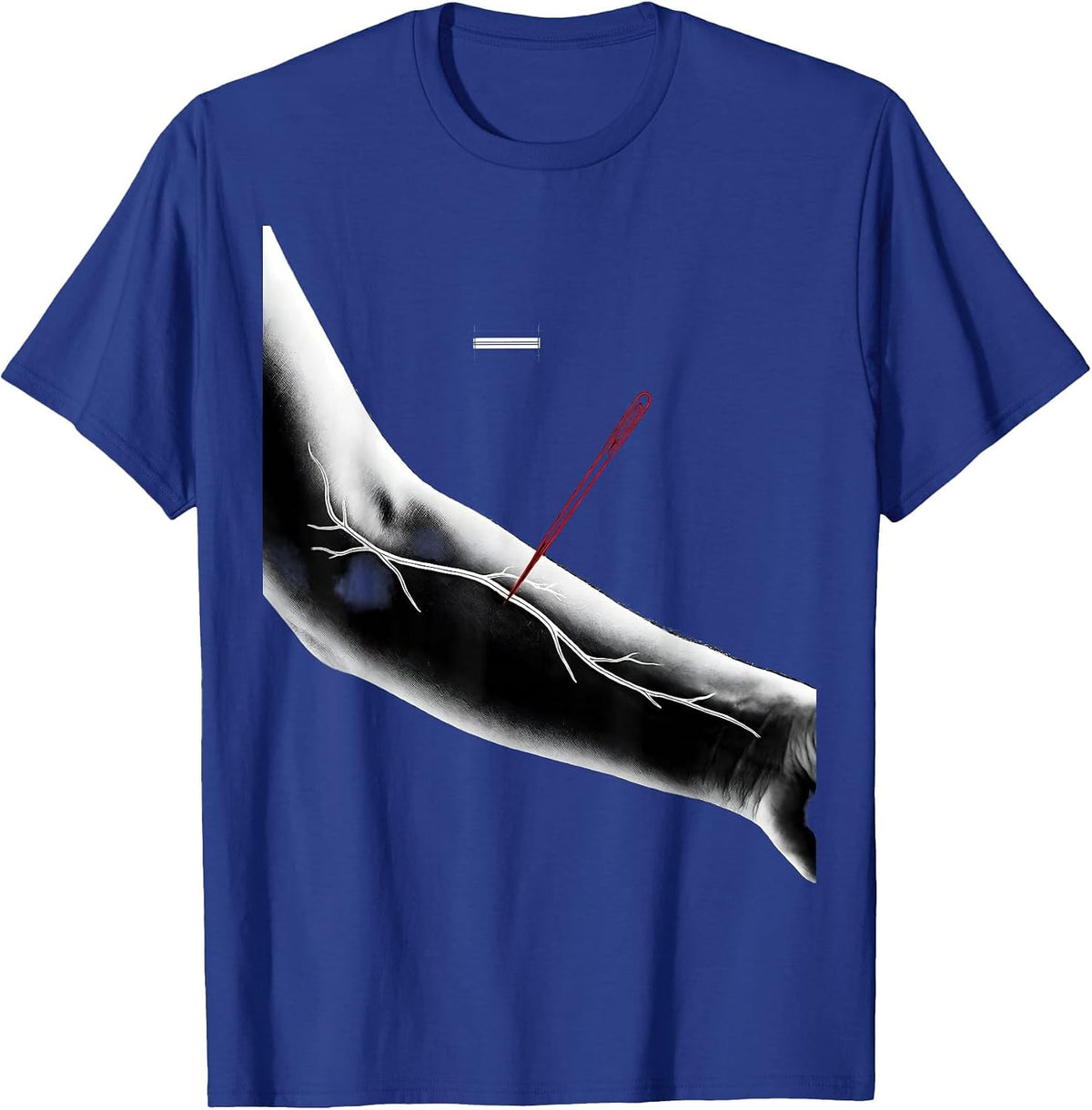 Vein Line Swiss International EMS Paramedic Gift T-Shirt - Royal Blue