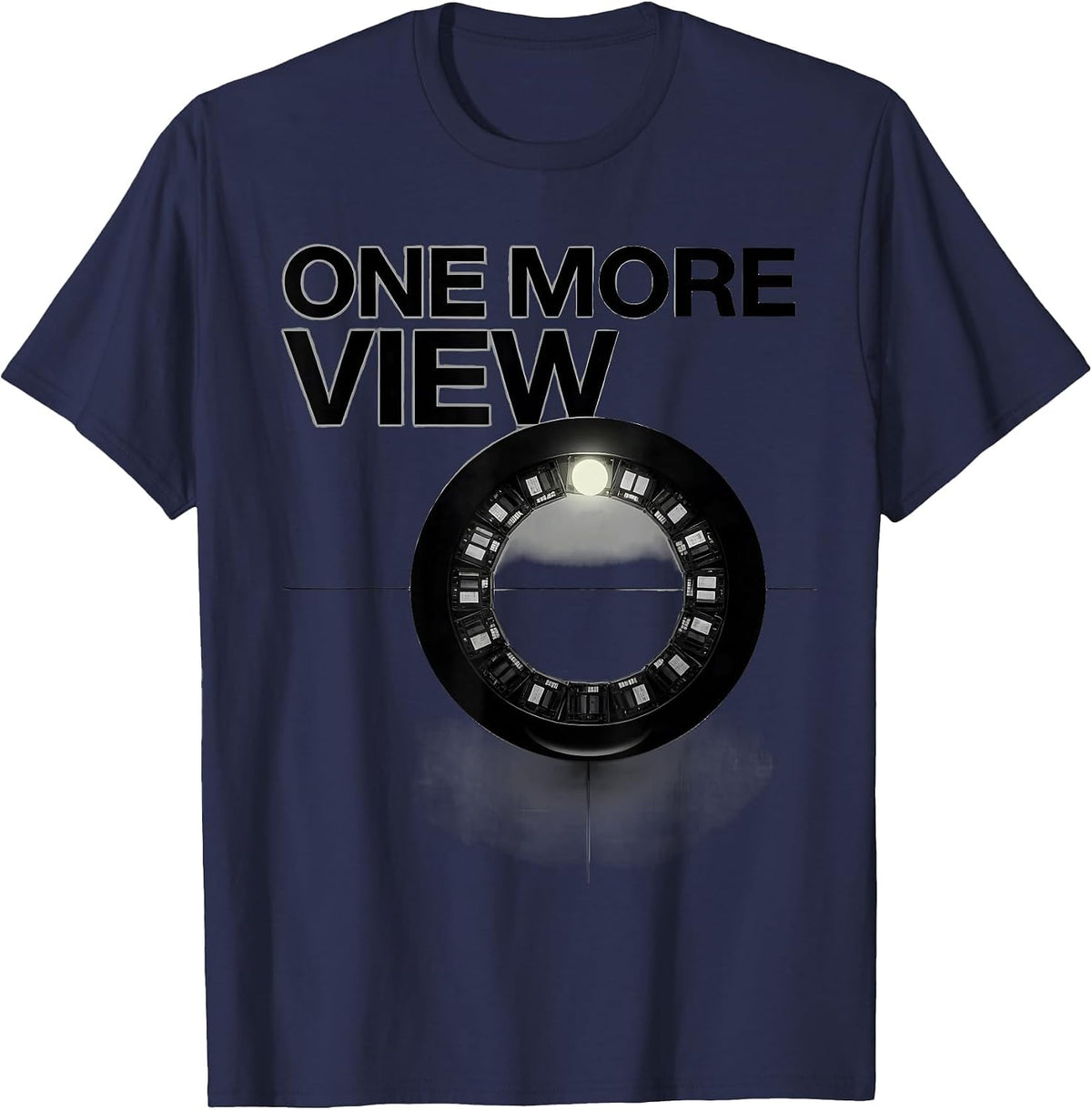 One More View Funny Radiologic Technologist X-ray Tech Humor T-Shirt - Navy Blue