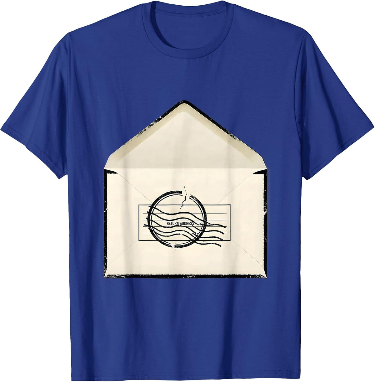 Men's Return Address Us Funny Christian Humor Apostle Paul Letter T-Shirt - Royal Blue