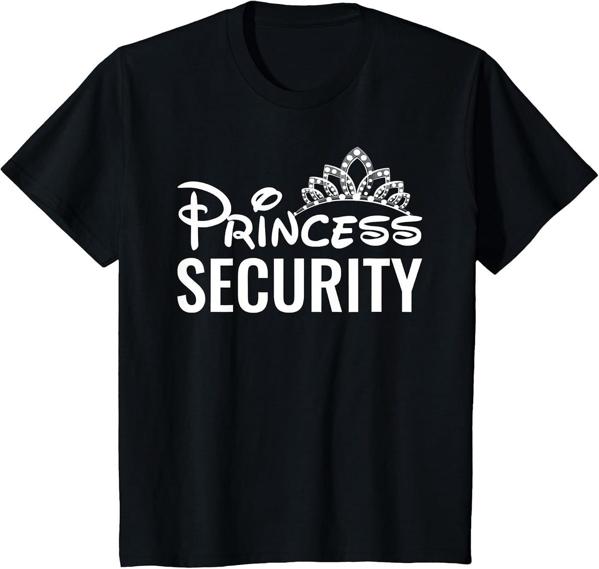 Halloween Princess Security T-Shirt - Black