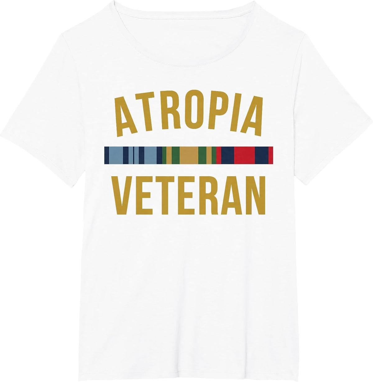 Atropia Veteran Flag T-Shirt - White