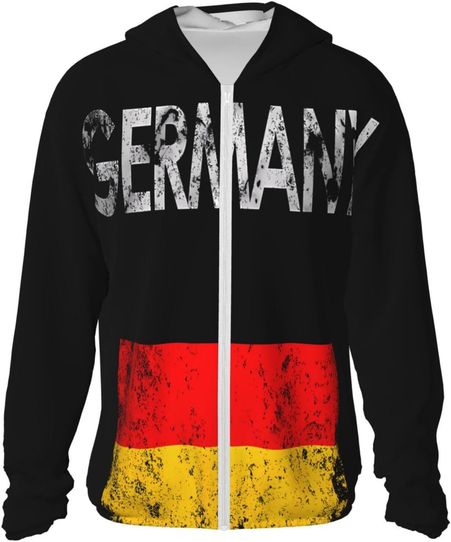 Too Cool for British Rule Flag Sun Protection Hoodie Jacket Long Sleeve Athletic Shirts for Men Women - Style 11