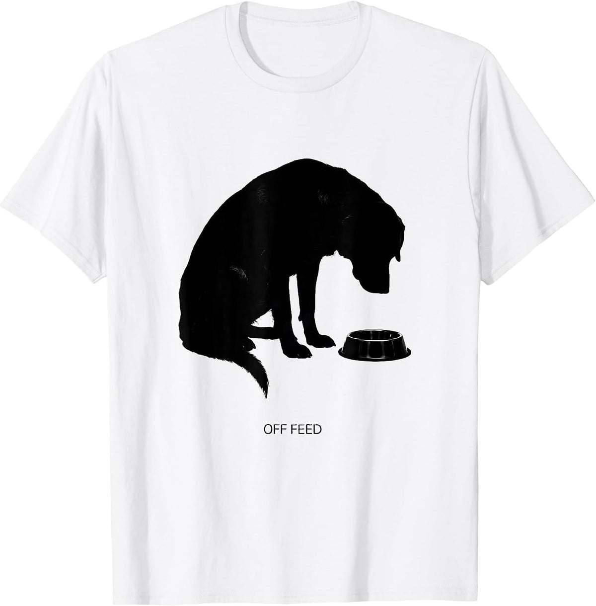 Men's Off Feed Funny Veterinarian Vet Tech Gift Workplace Humor T-Shirt - White
