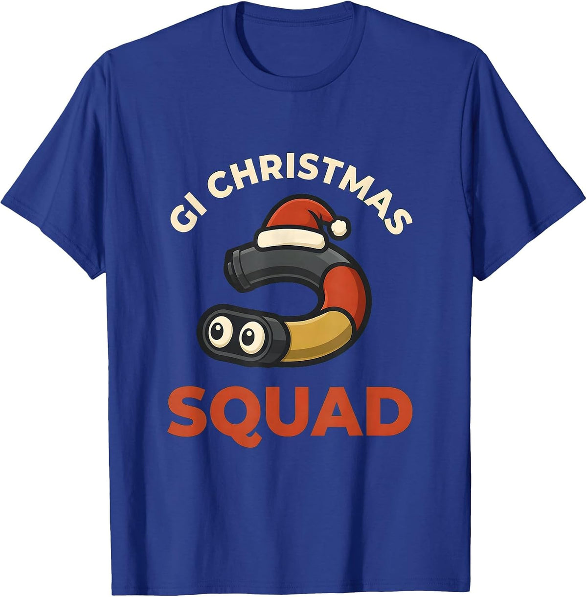 Men's GI Christmas Squad Gastroenterology Nurse Endoscopy Tech T-Shirt - Royal Blue