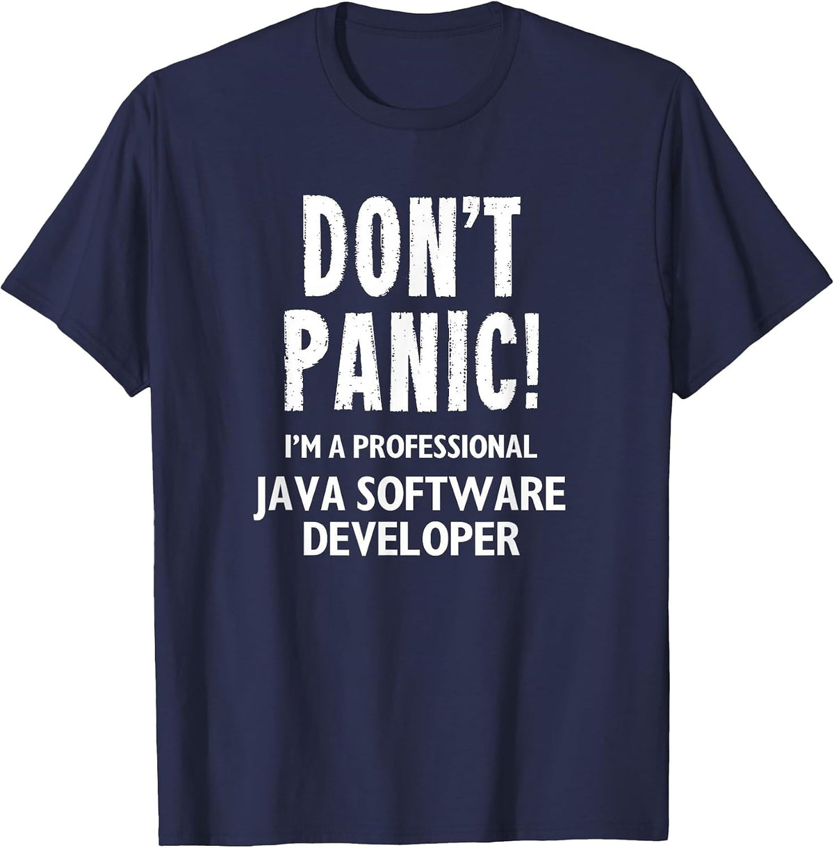 Java Software Developer T-Shirt - Navy Blue