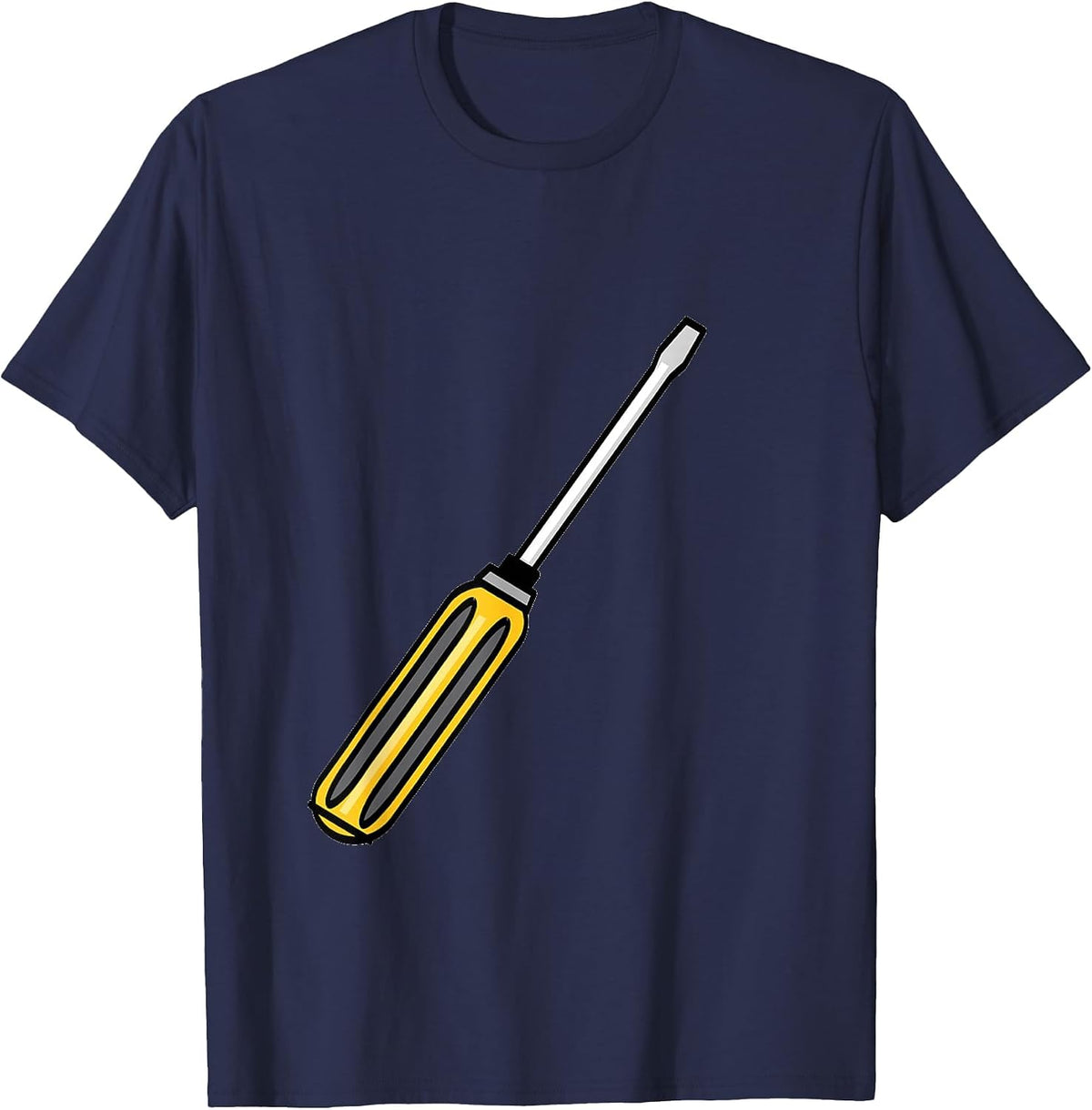 Screwdriver Tool T-Shirt - Navy Blue