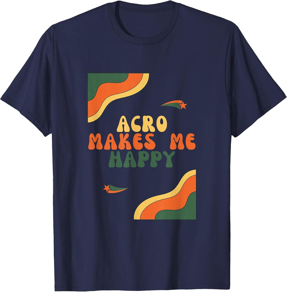Acrobatics and Yoga ACRO T-Shirt - Navy Blue