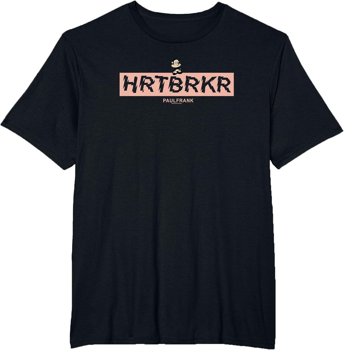 Paul Frank Valentine's Day Julius HRTBRKR T-Shirt - Black