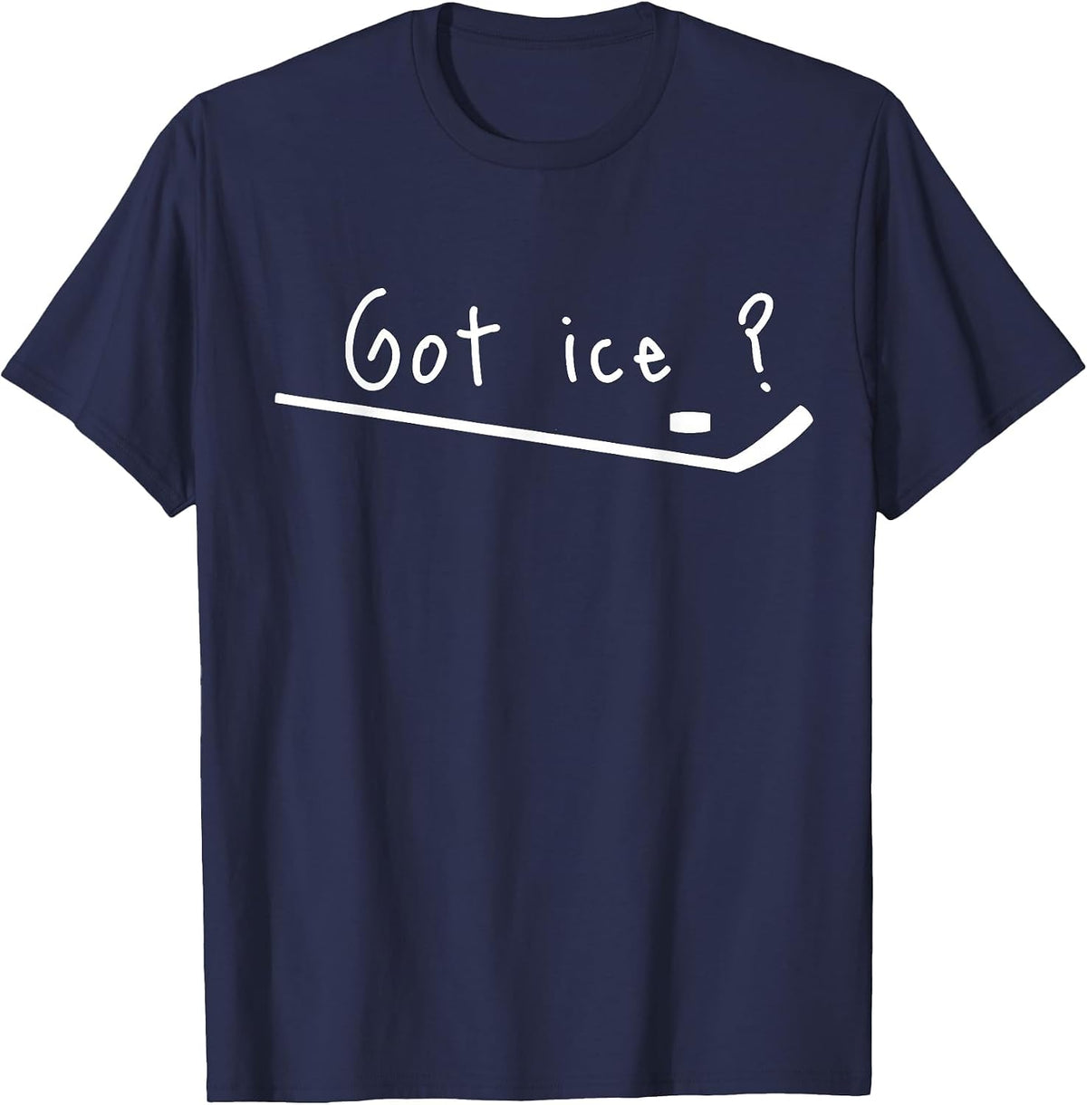 Ice Hockey T-Shirt - Navy Blue