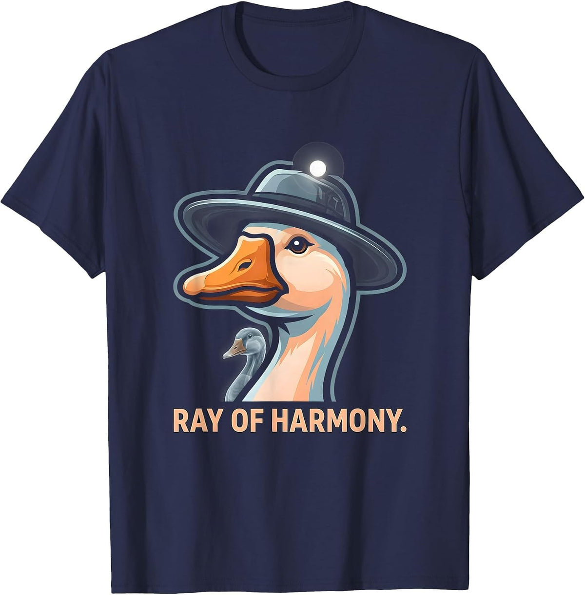Ray of Harmony Funny Radiologic Technologist X-ray Tech Gift T-Shirt - Navy Blue