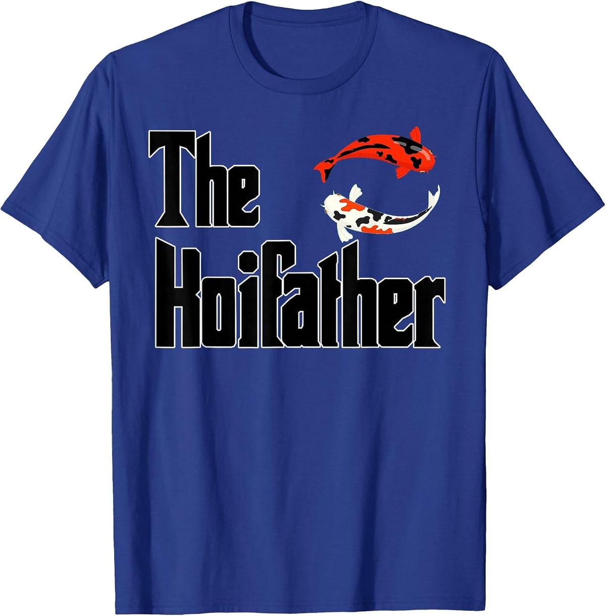 The Koifather Koi Carp Fan T-Shirt - Royal Blue