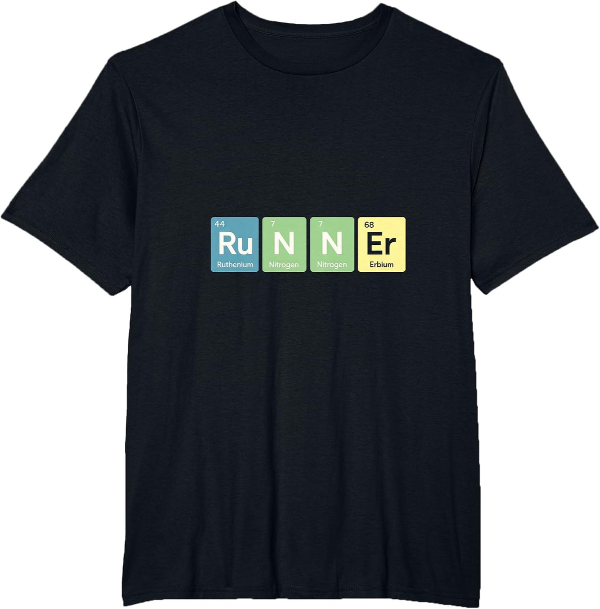 Runner - Funny Running Chemistry Quote T-Shirt - Black