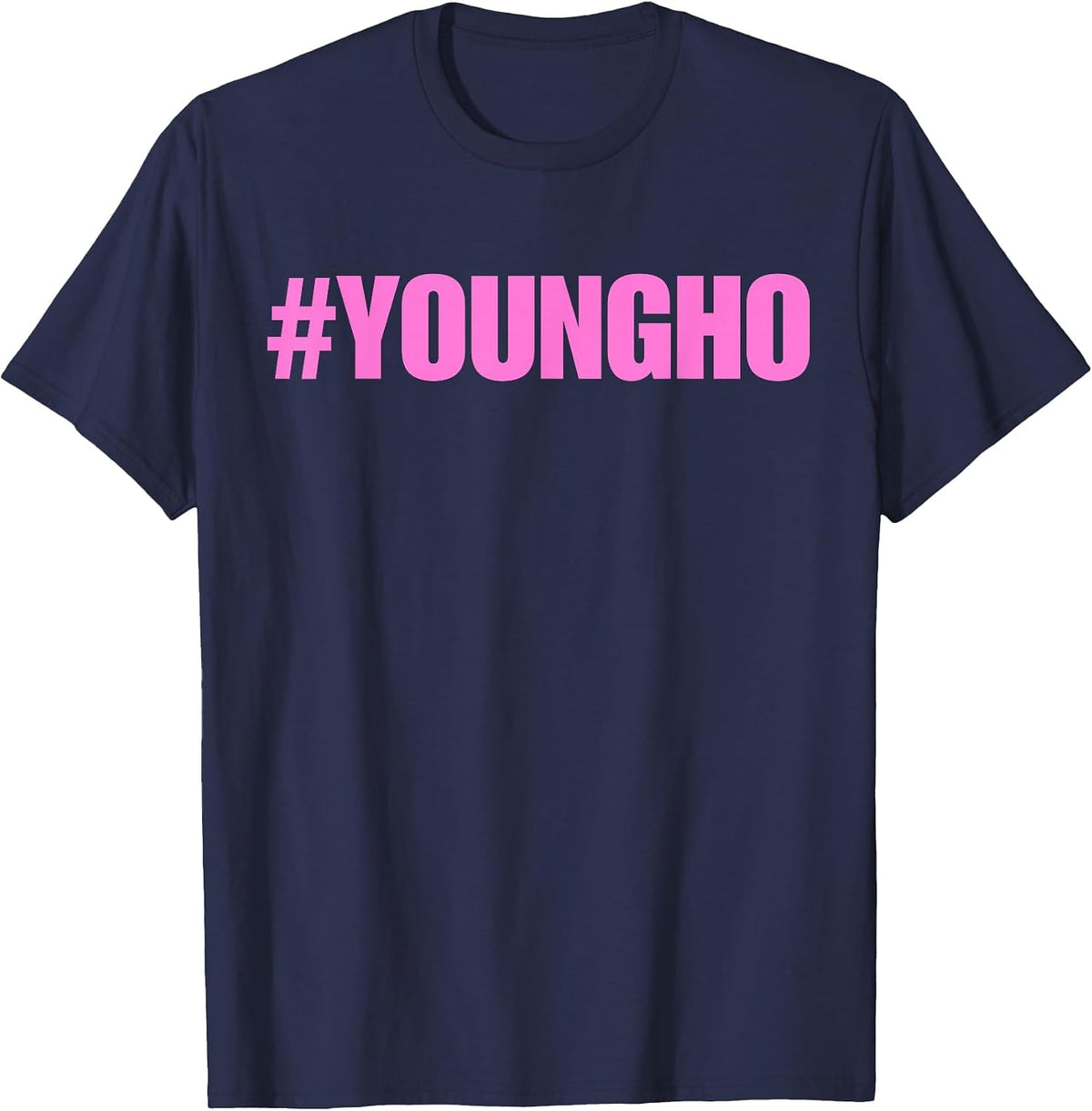 Funny brainrot gen z Humor Young ho Meme Viral Trend T-Shirt - Navy Blue