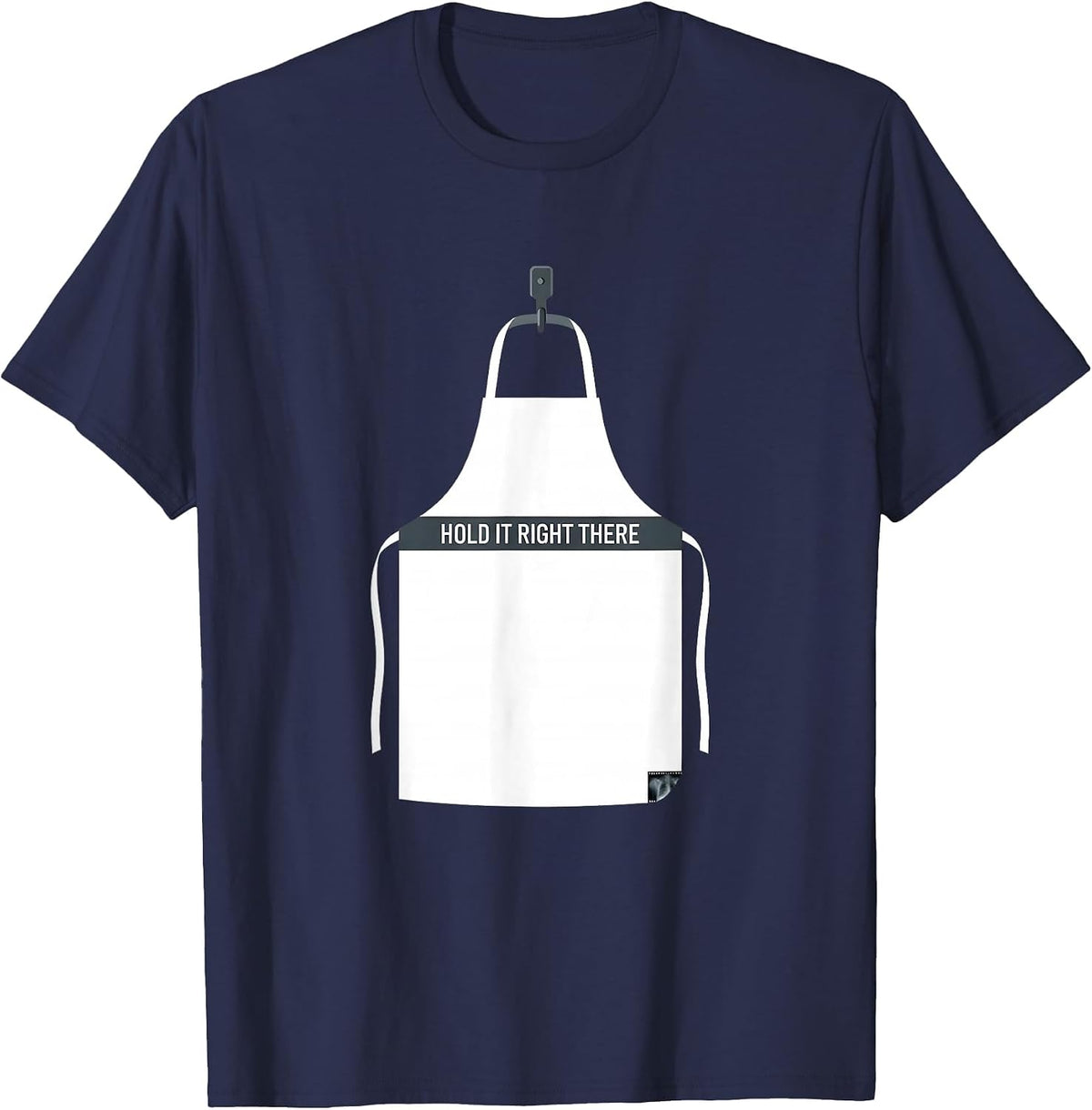 Hold It Right There Editorial Radiology Tech Coquette Cute T-Shirt - Navy Blue