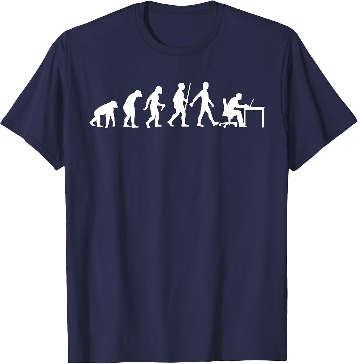 Cool Programmer Art for Men Women Computer Programming Geek T-Shirt - Navy Blue