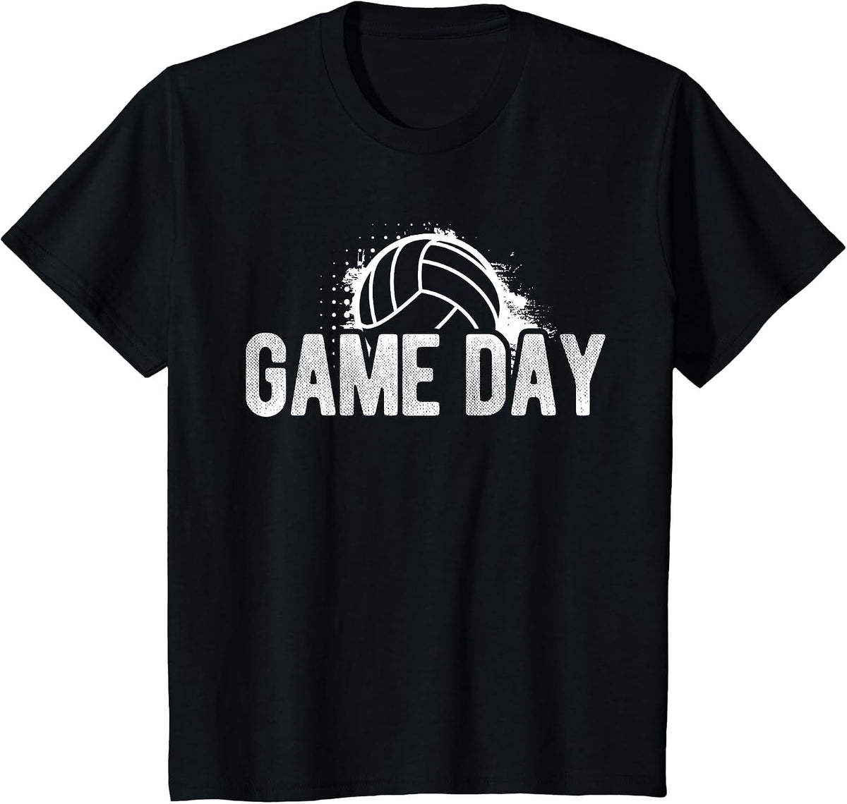 Game Day Volleyball Game Day Athlete Sport Hobby Coach T-Shirt - Black