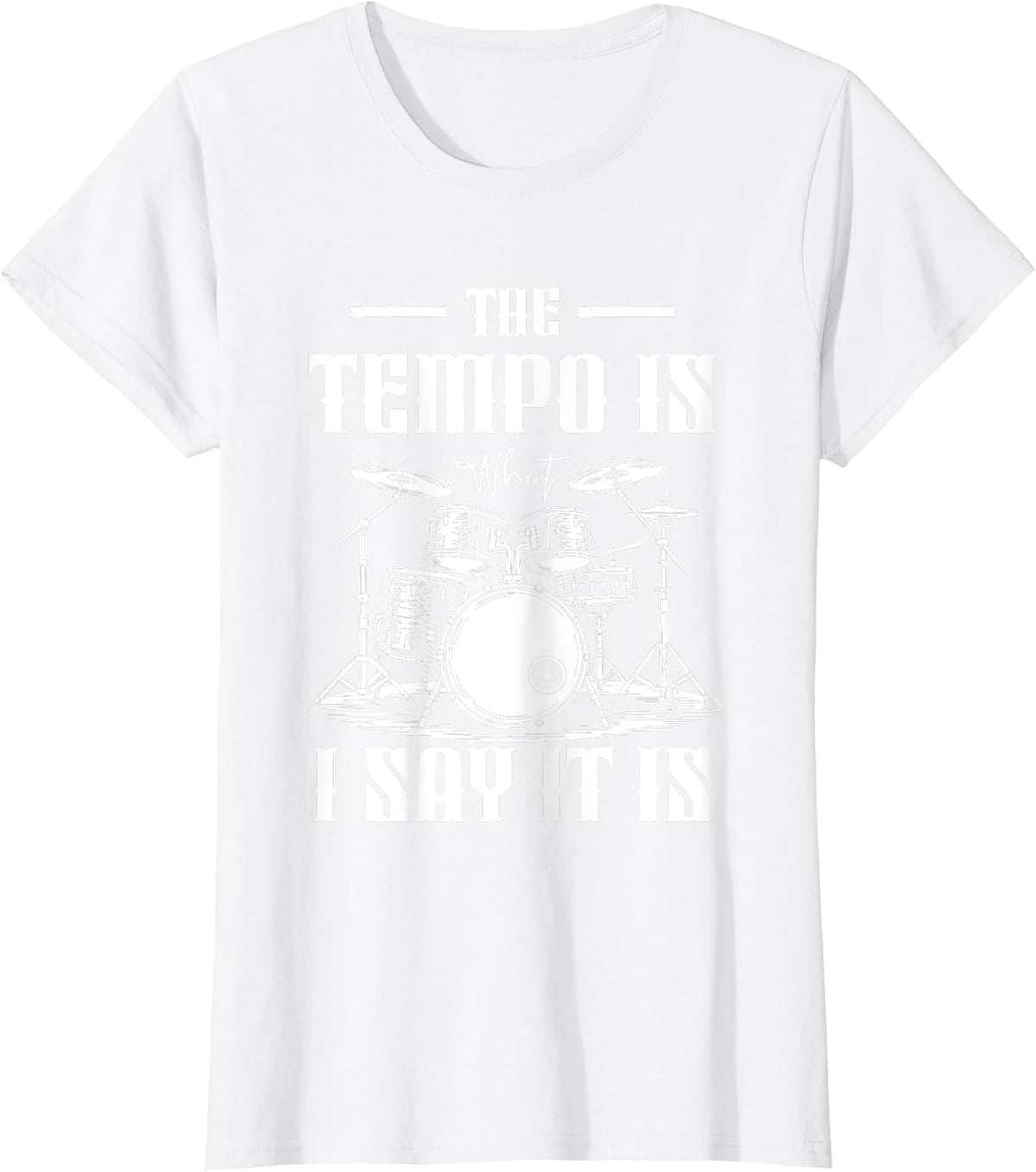 Music Instrument T-Shirt - White