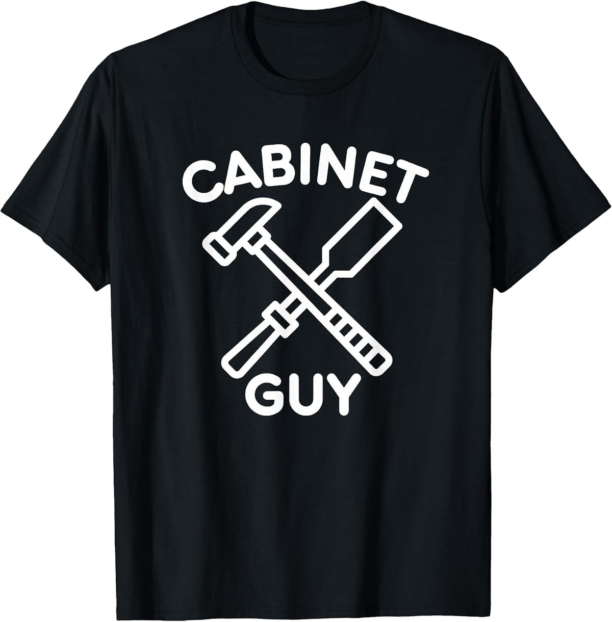 Handyman Cabinet Guy Craftsman DIY Carpenter Builder Tools T-Shirt - Black