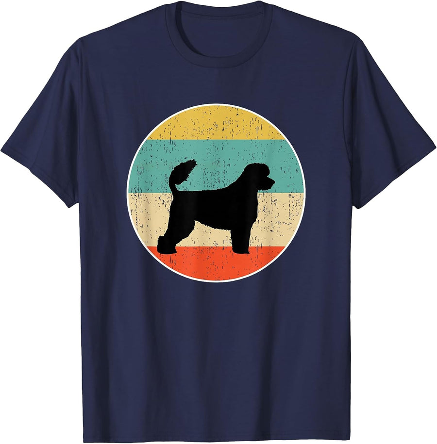 Portuguese Water Dog T-Shirt - Navy Blue