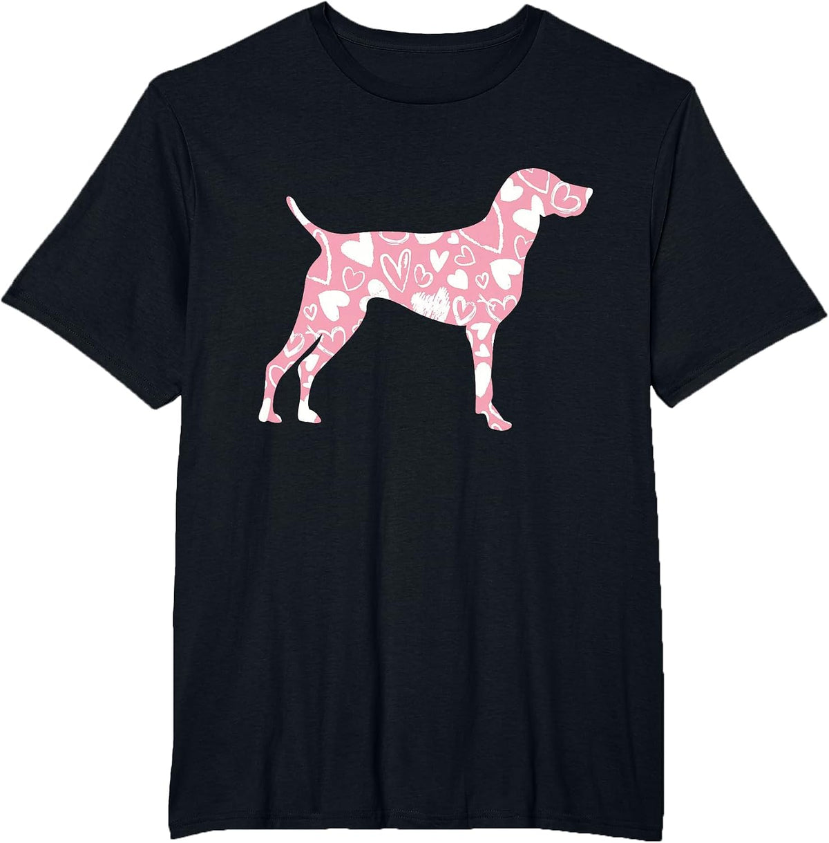 German Shorthair Dog GSP Mom Dad T-Shirt - Black