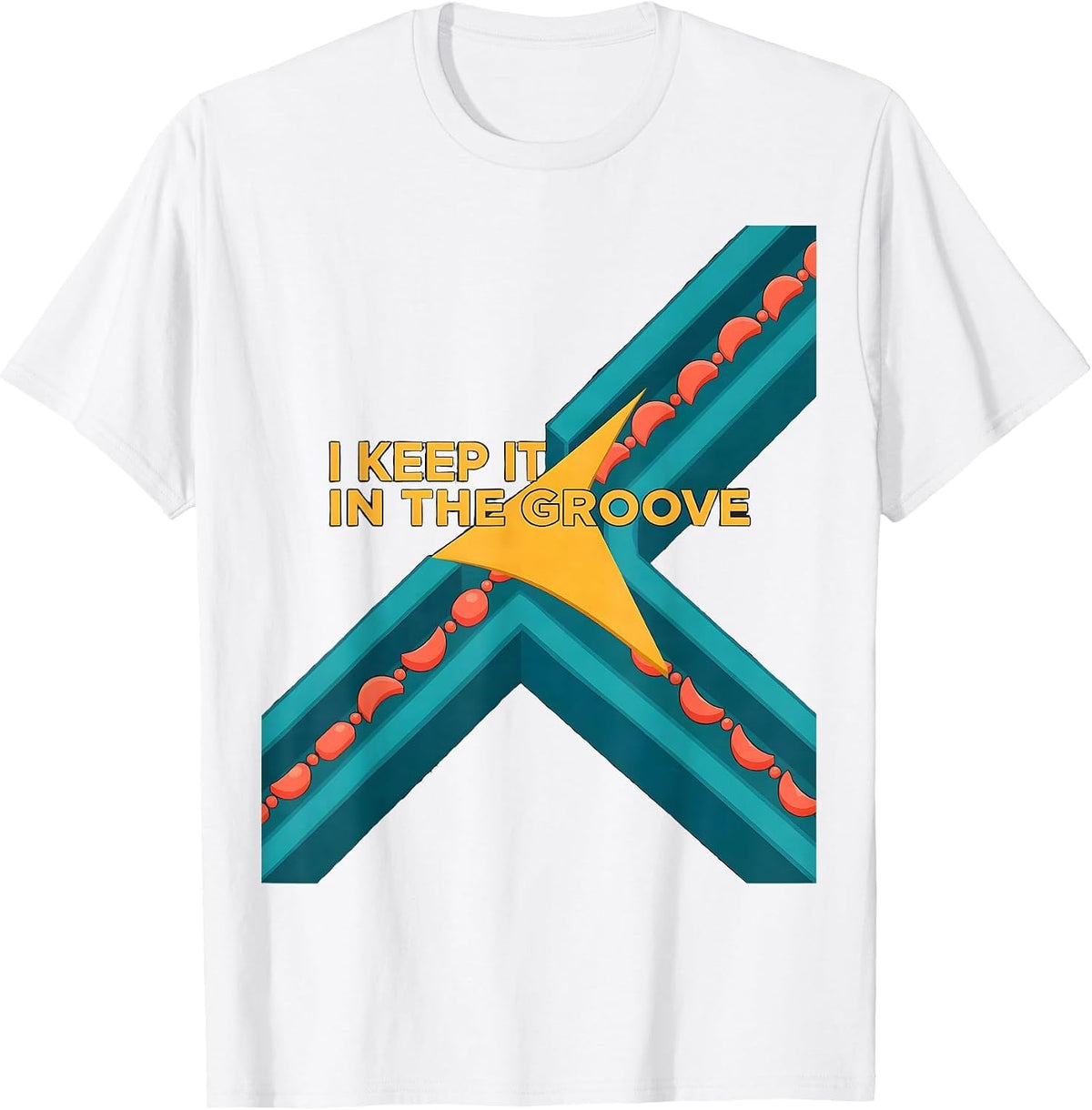 Men's I Keep It In The Groove Funny Welder Trade Pride Metal T-Shirt - White
