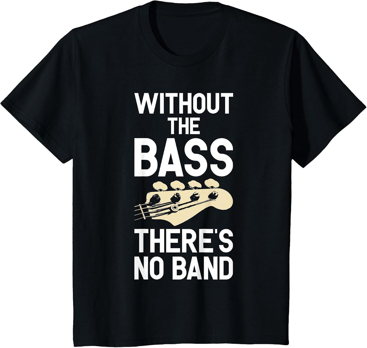 Funny Bass Guitar Guitarist Guitar Player T-Shirt - Black