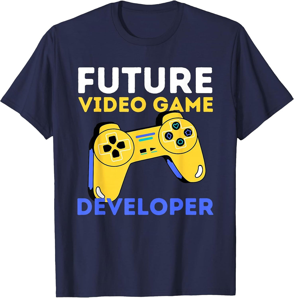 Future Video Game Developer - Game Designer & Programmer T-Shirt - Navy Blue