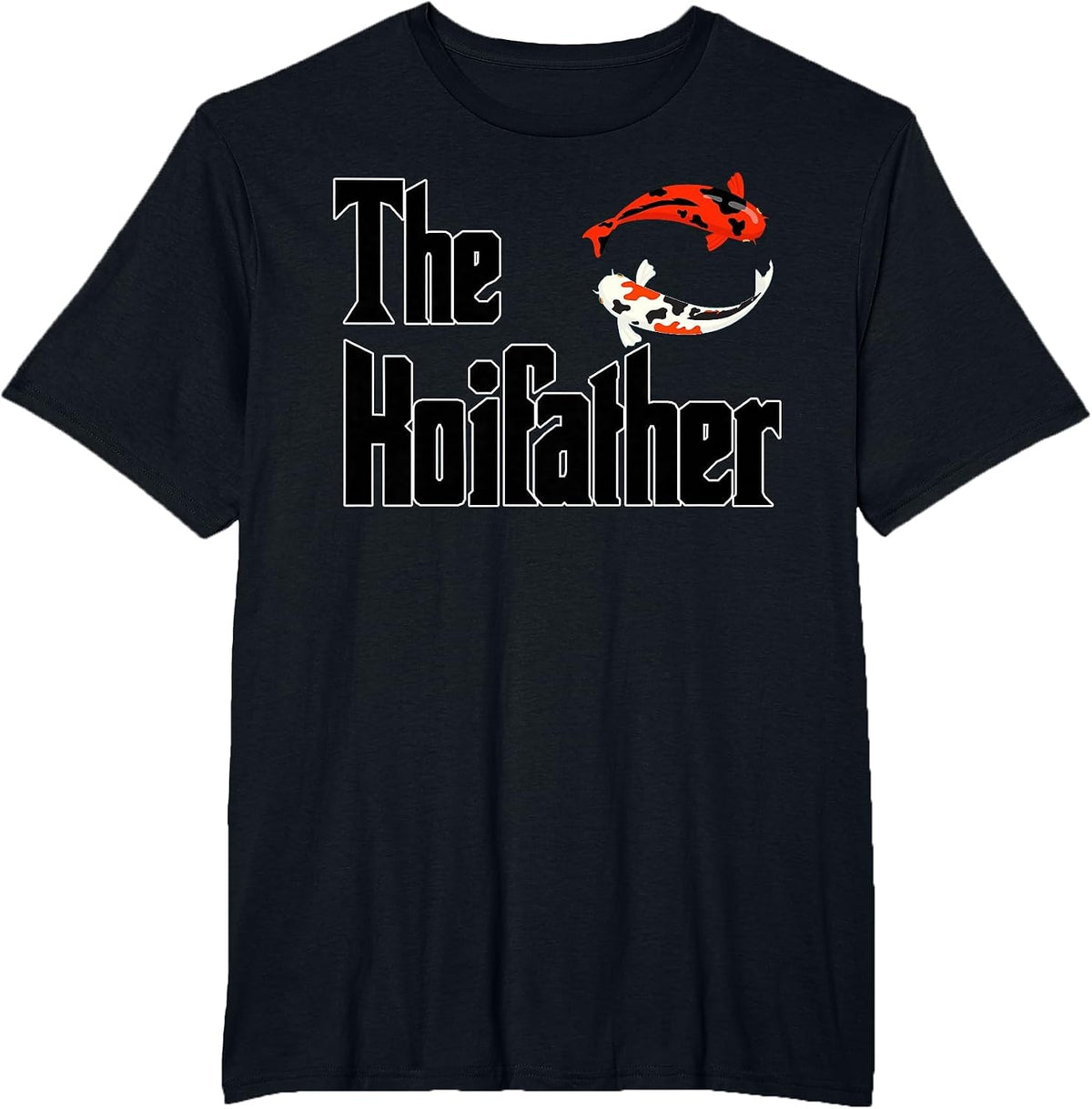 The Koifather Koi Carp Fan T-Shirt - Black