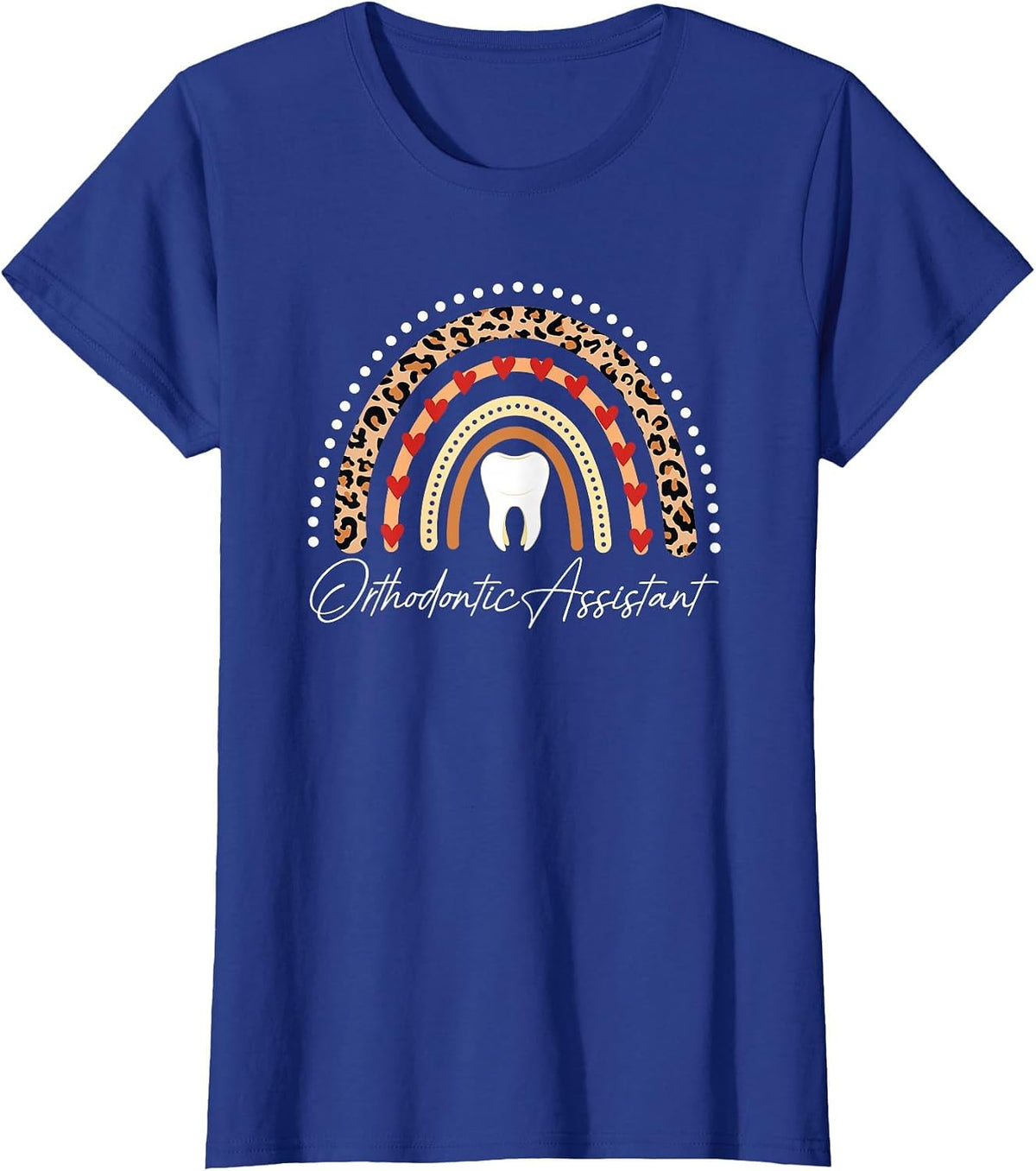 Orthodontic Assistant Dentist Braces T-Shirt - Royal Blue